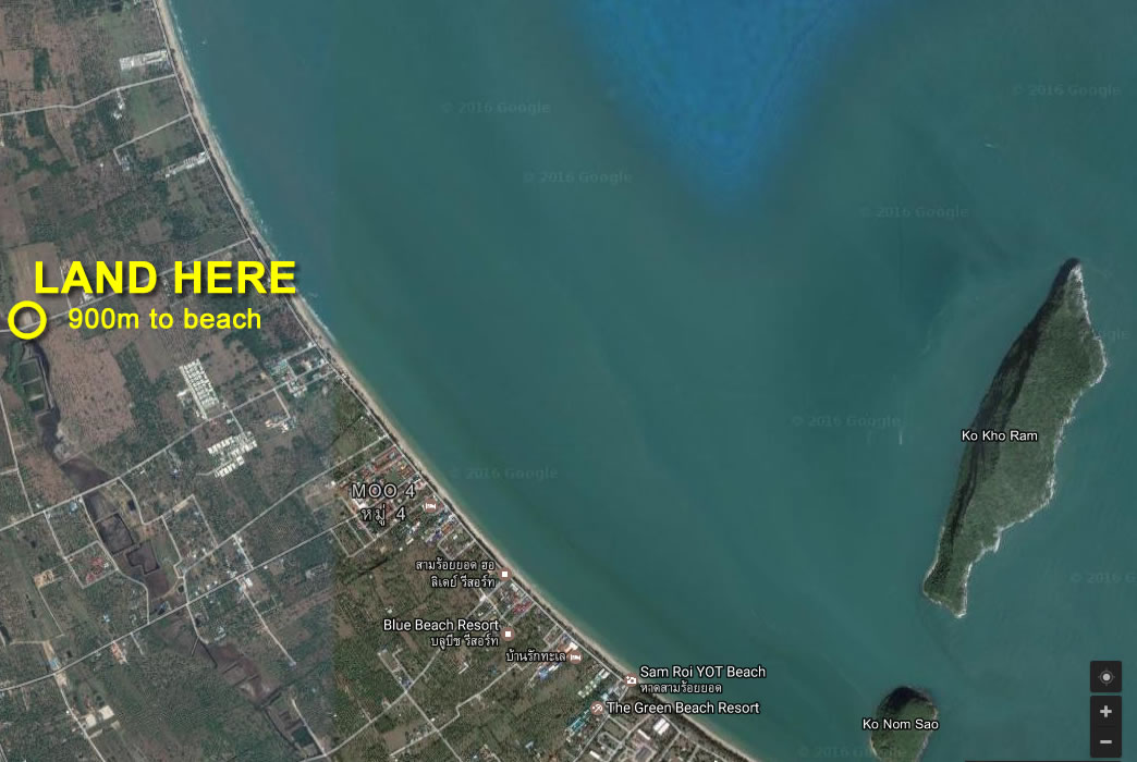 Dolphin Bay Beach, Samroiyod, Beautiful Land for Sale